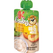 Kubík Baby Marhuľa-jablko-ryžová krupica 100 g