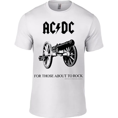 AC/DC For Those About To Rock White XL Риза (ACTS05004WXL)