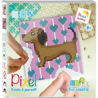 Pixelhobby Мозайка с пиксели Classic, Pixelhobby, 48x48 пиксела - Дакел (44044-Dachshund)