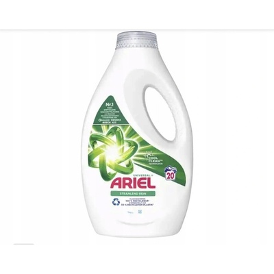 Ariel Univerzální + tekutý prací gel bílého prádla 1 l 20 PD