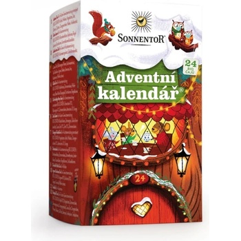 Sonnentor SONNENTOR Adventní kalendář® bio 38,9 g porc. dvoukomorový