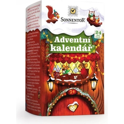 Sonnentor SONNENTOR Adventní kalendář® bio 38,9 g porc. dvoukomorový