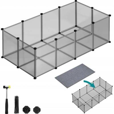 Songmics Chovatelská klec pro králíky 46 x 143 x 71 cm