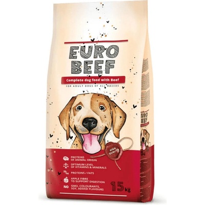 Eurobeef granule pre psy s hovädzím 15 kg