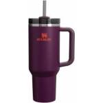 STANLEY Quencher H2.0 Flowstate Drinking Bottle with Straw 1.18L - Thermo Mug Cools for 11 Hours - 48 Hours Ice Cold - Dishwasher Safe - Thermos Bottle BPA Free - Stainless Steel Drinking Cup - Plum - 1000001