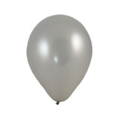 Wimex Nafukovací balónek stříbrný Ø25cm `M`