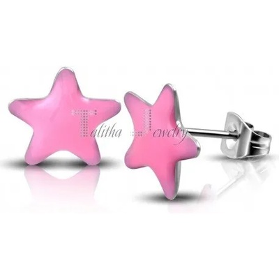 Talitha Обеци „Розови звездички