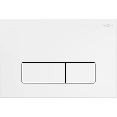 Mexen Fenix 13 бутон за промиване Slim, бял мат - 601320 (601320)