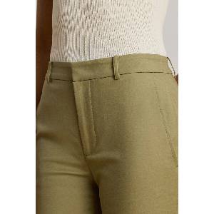 Lauren Ralph Lauren панталон slim fit дамски от памук с еластан (200P14610) - answear - 351,85 лв