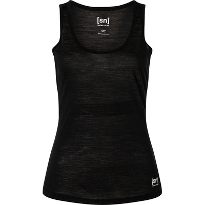 super. natural Дамски потник super. natural Women's Sierra 140 Tank Top - Jet Black (114-2940-0414)