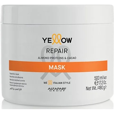 Yellow Repair Mask Възстановяваща маска за суха и много увредена коса 500мл