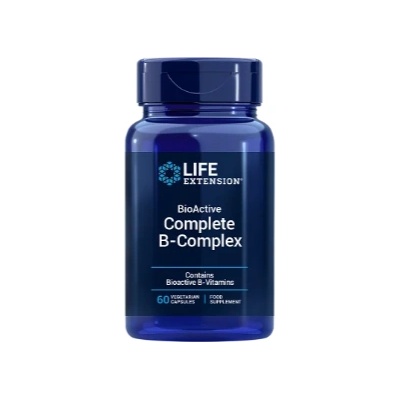 Life Extension BioActive Complete, B-Complex, 60 растителни капсули