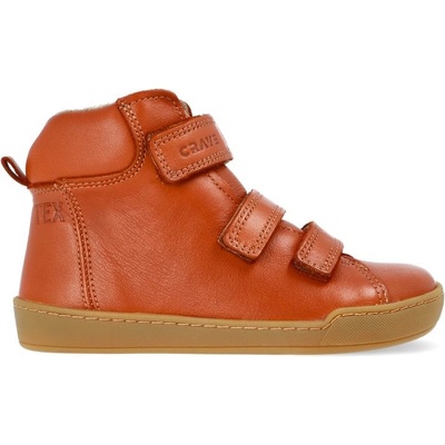 Crave Snowfield dětské zimní zateplené barefoot boty cognac – Zboží Dáma