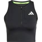 adidas Дамски топ adidas Women's Adizero Running Gel Pocket Crop Top Sports bra - Black - размер XL (112-3880-0115)