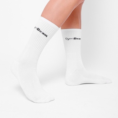 GymBeam ponožky Socks 3Pack White – Sleviste.cz
