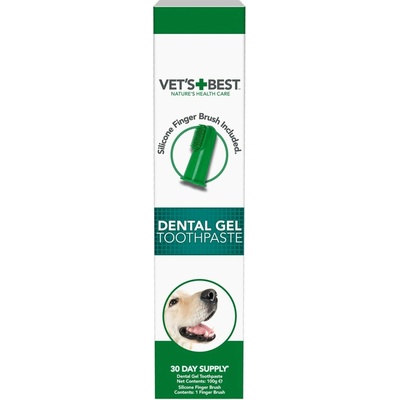 Vet's Best Dental Gel zubní pasta pro psy 100 g