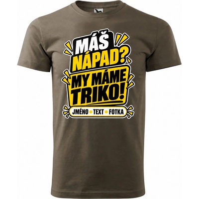 Dobrý Triko pánské tričko s vlastním motivem Army