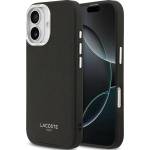 Lacoste PU кожен калъф Champs Elysees MagSafe за iPhone 17 Black (LCHMP17SPCESK)