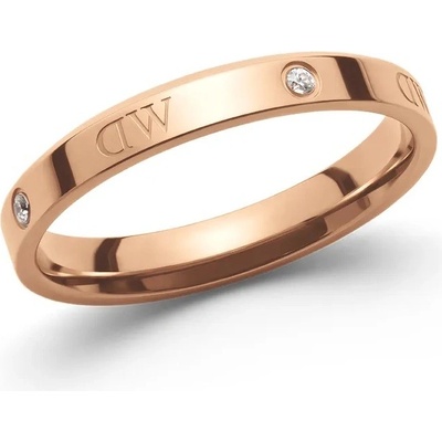 Daniel Wellington bronzový prsten s krystaly Classic Lumine DW004002