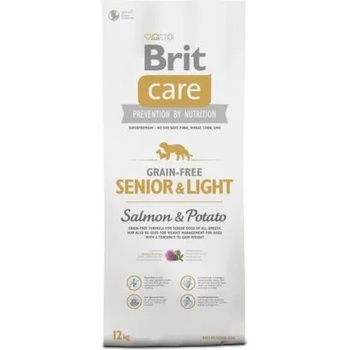 Image 1 of Brit Care Grain-Free Senior & Light Salmon & Potato 12 kg
