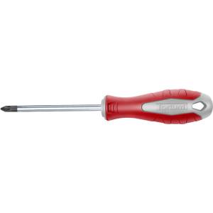 Fortum Отвертка, PZ, стомана S2, магнитна; PZ2x125mm, FORTUM