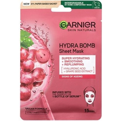 Garnier Hydra Bomb Tissue Mask Textilné hydratačná maska 32 g