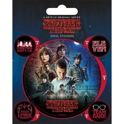 Vinylové samolepky Stranger Things One Sheet