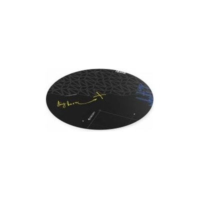 ENDORFY FP110C - floor mat - round - 110 x 110 cm - black