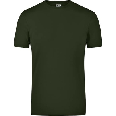James & Nicholson JN 55 pánske elastické tričko olive