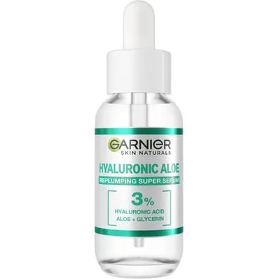 Garnier Skin Naturals Hyaluronic Aloe Replumping Super Serum хидратиращ серум за лице 30 ml за жени