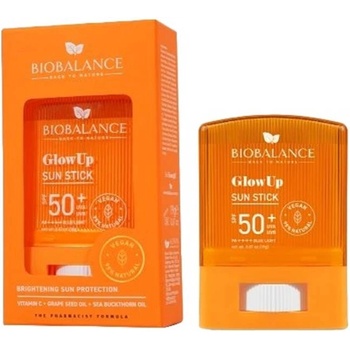 Biobalance Слънцезащитен стик за лице Glow Up, SPF50+, 19 g