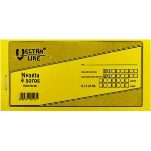 VECTRALINE Отпечатана разписка VECTRALINE 50x2 лист 4 реда по 20 броя B15-41/V/07/CS (B15-41/V/07/CS)