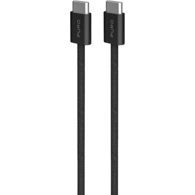 Puro PUCCCFABK415MTBLK Fabrik FABK4 USB-C/USB-C 60W 1,5m černý