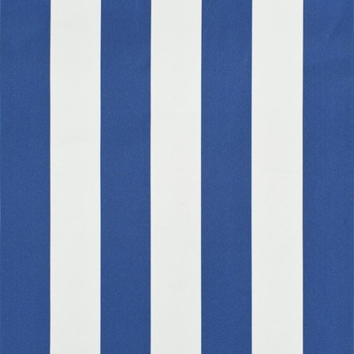 vidaXL Zatahovací markýza modro-bílá 350 x 150 cm