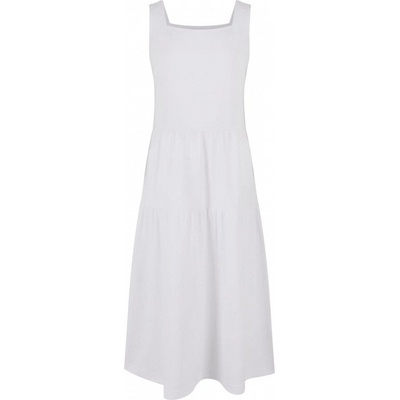 Urban Classics Ladies 7/8 Length Valance Summer Dress white