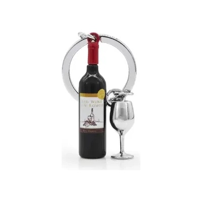 Metalmorphose Ключодържател Metalmorphose, Red Wine + Glass (MTM301-01)