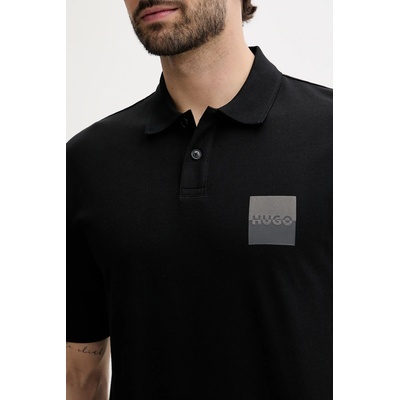 HUGO Памучна тениска с яка HUGO Dusplity (50542834)