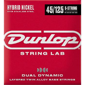 Dunlop DBHYN45125 String Lab Hybrid Nickel Струни за 5-струнна бас китара