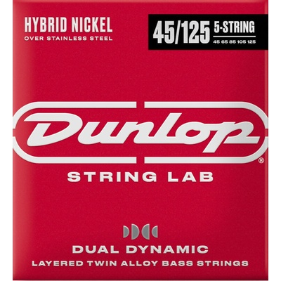 Dunlop DBHYN45125 String Lab Hybrid Nickel Струни за 5-струнна бас китара