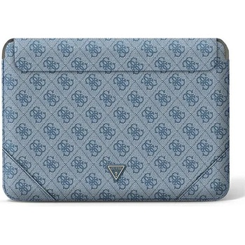 GUESS Guess GUCS14P4TB 4G Uptown Triangle logo калъф за лаптоп, до 13/14", син (GUE1630BLU)
