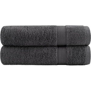 vidaXL Премиум кърпи за ръце SOLUND 2 бр. Антрацит 50x100 см 600 г/м2 (137156)
