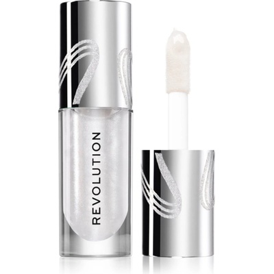Revolution Beauty Metallic Muse Shimmer Bomb блясък за устни с блестящи частици цвят Frosted Muse 4.5ml