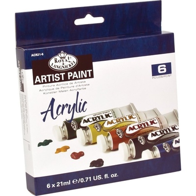 Royal & Langnickel ACR21-6 Комплект акрилни бои 6 x 21 ml 6 бр (ACR21-6)