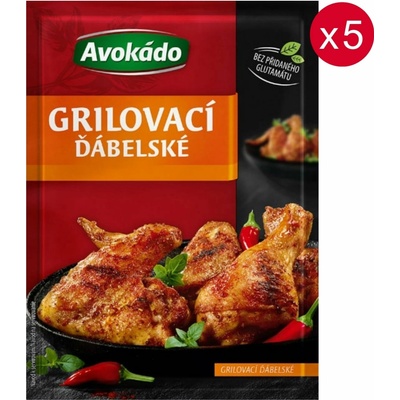 Avokádo Grilovací koření ďábelské 5 × 30 g – Hledejceny.cz