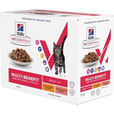 Hill’s VetEssentials Adult chicken salmon 12 x 85 g