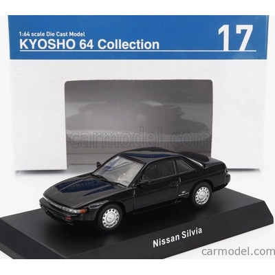 Kyosho Nissan Silvia s13 1988 Black 1:64