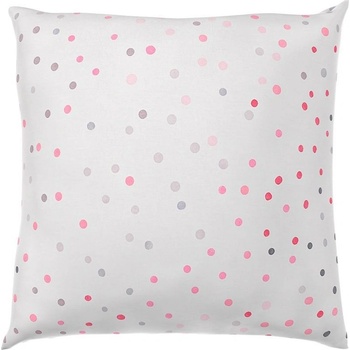 Kvalitex hladká bavlna Delux Duo sivé bodka 45 x 60 cm