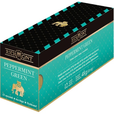 Richmont Peppermint Green zelený čaj 12 x 4 g