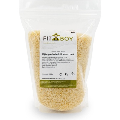 Fitboy rýže Parboiled dlouhozrnná 1 kg