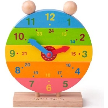 Bigjigs Toys - Сглобяем дървен часовник (BJ659)